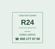 Сільгосп шини R24